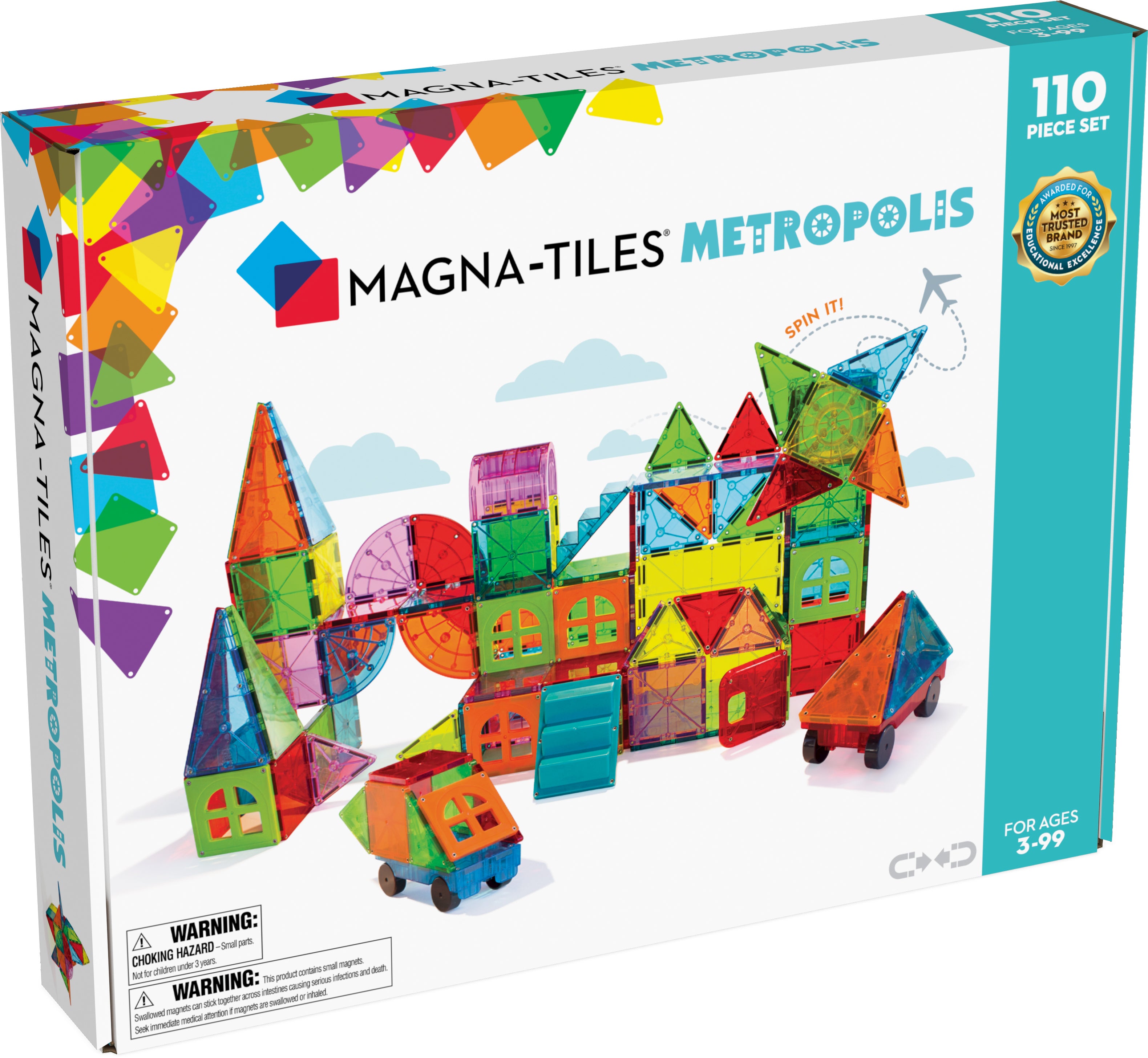 Magna-Tiles - Metropolis 110 stk st