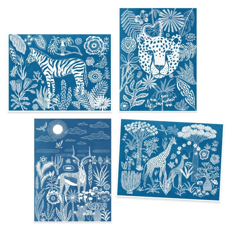 Djeco | Cyanotypi (lystryk) - Nat p savannen