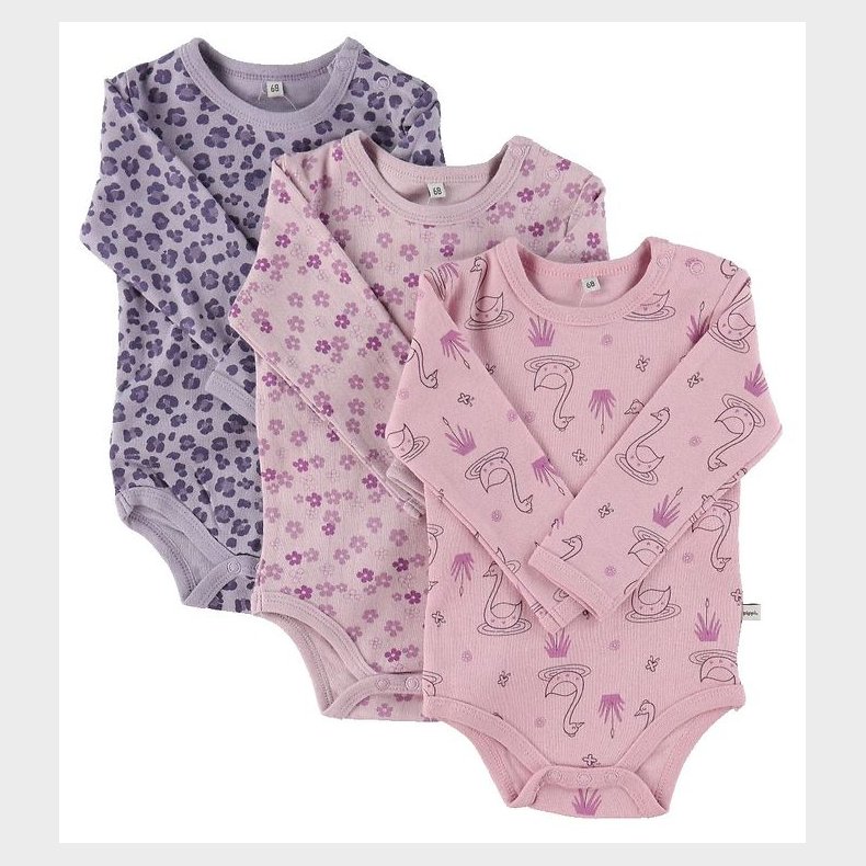 Pippi Body - 1 stk. - Assorteret - L/ - Pige