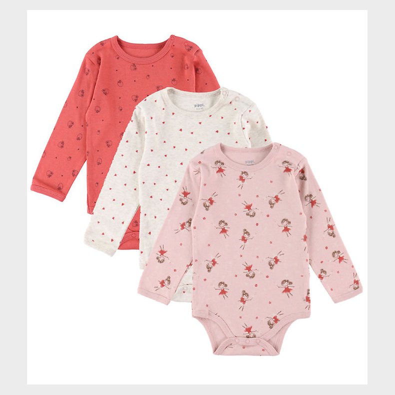 Pippi Body - 1 stk. - Assorteret - L/� - Pige