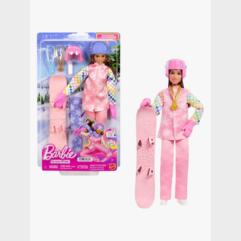 Barbie Deluxe Career Dukke Snowboarder