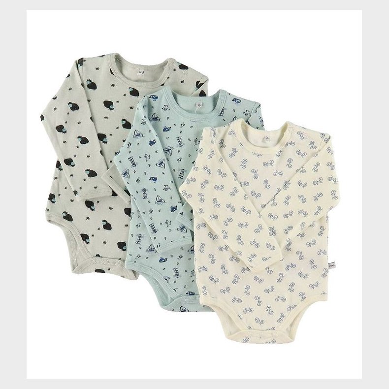 Pippi Body - 1 stk. - Assorteret - L/ - Mnstret