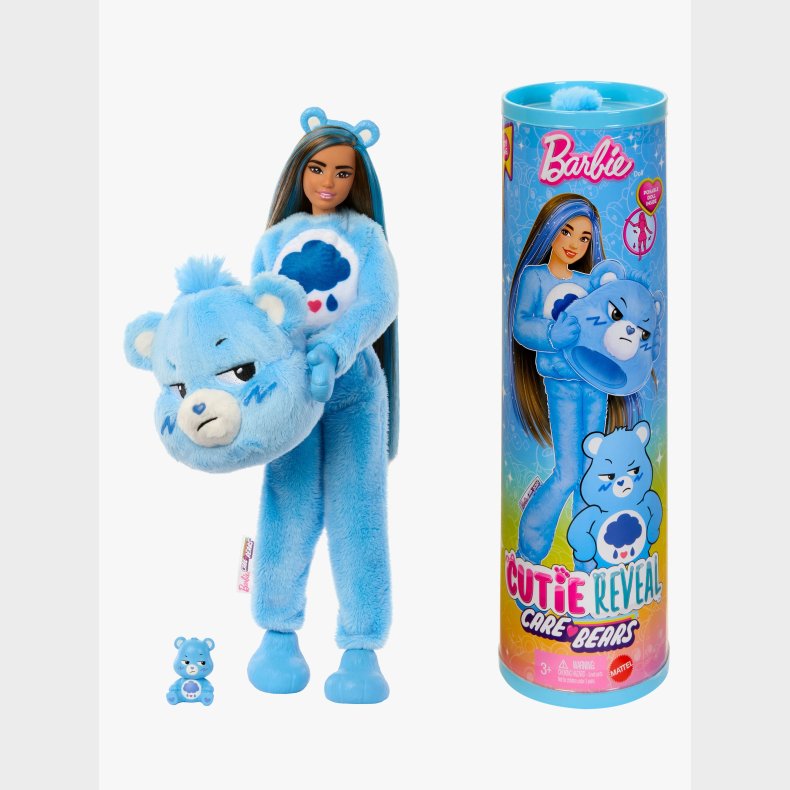 Barbie Cutie Reveal Dukke Care Bears, Bl�