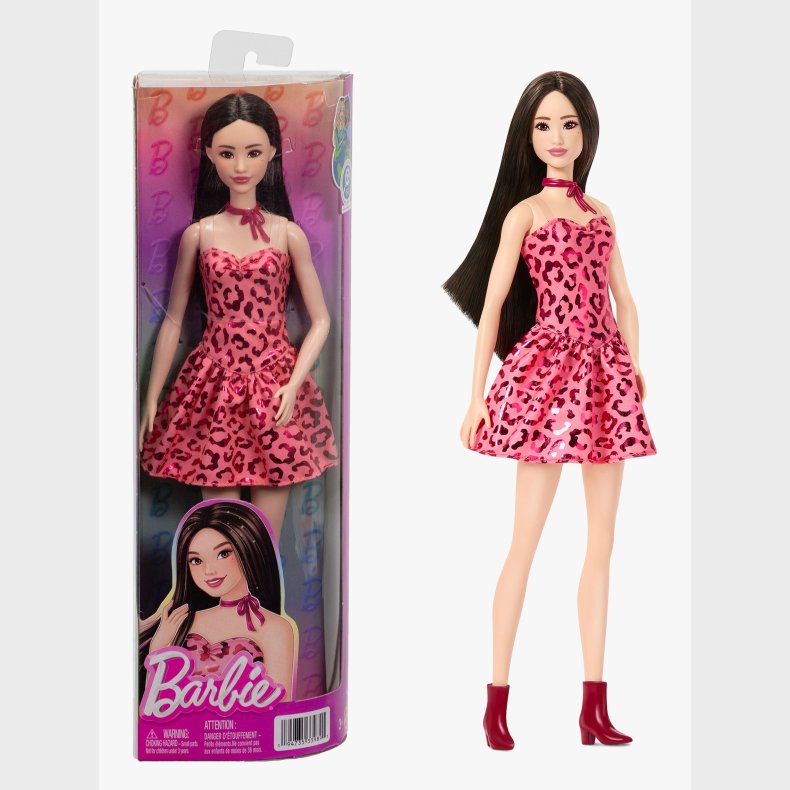 Barbie Fashionistas Dukke Leopard, Pink