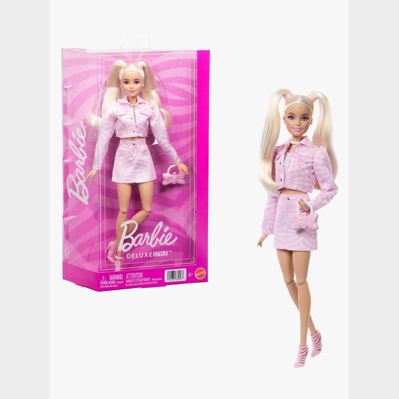 Barbie Deluxe Style Dukke med Cowboyjakke &  Nederdel