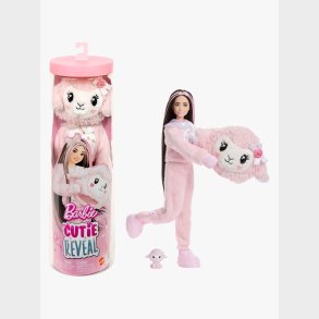Barbie Cutie Reveal Sweet Bows Dukke Lam, Pink