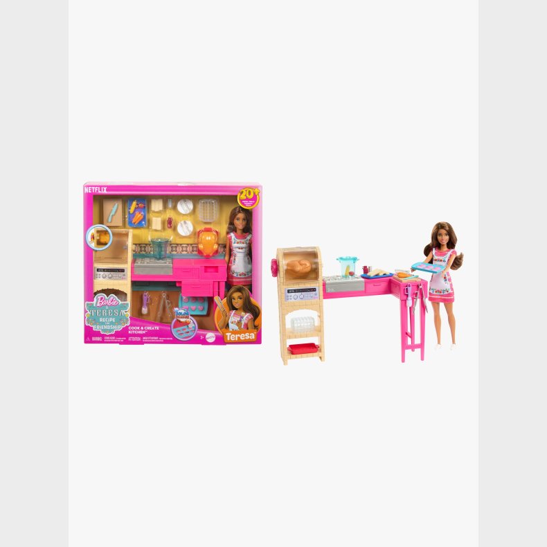 Barbie &  Teresa Recipe for Friendship Leges�t K�kken med Dukke