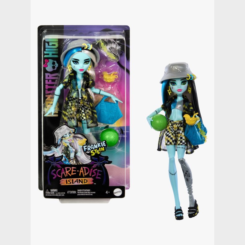 Monster High Scare-adise Island Dukke Frankie Stein