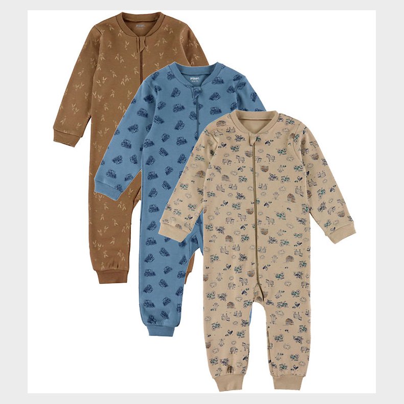 Pippi Heldragt u/f - 1 stk. - Assorteret - Farvet m. M�nster