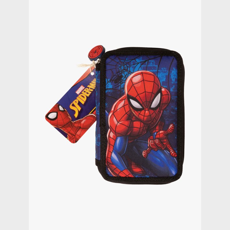 Marvel Spider-Man Dobbelt Penalhus, Bl�