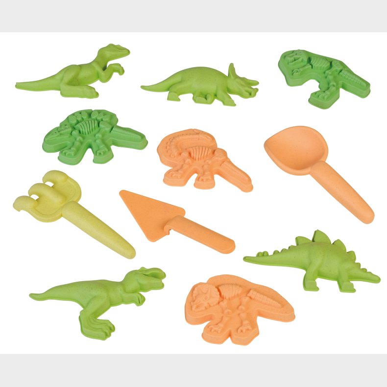 Happy People | Sandst af hvedestr - Dinosaurer, 11 dele