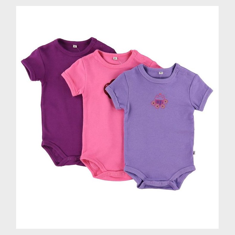 Pippi Body - 1 stk. - Assorteret - K/ - Pige/Farvet