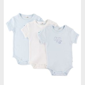 Pippi Body - 1 stk. - Assorteret - K/ - Lys m. Print