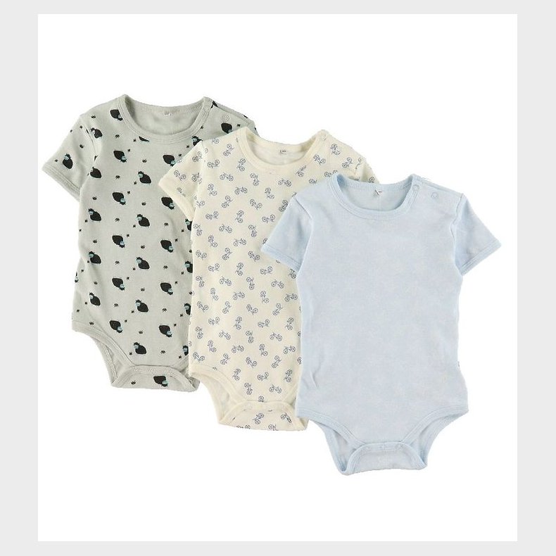 Pippi Body - 1 stk. - Assorteret - K/ - Lys m. Mnster