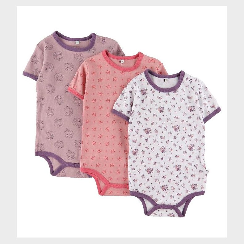 Pippi Body - 1 stk. - Assorteret - K/ - Pige/Farvet m. Mnster