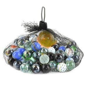 Glaskugler i pose, 500 gr.
