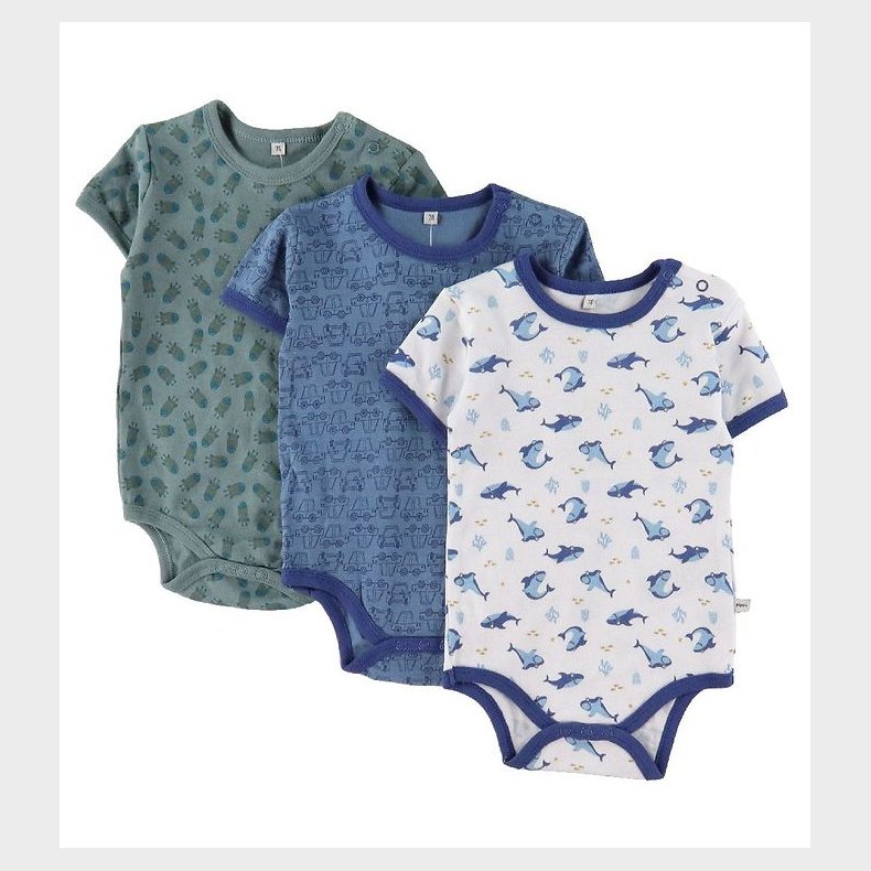 Pippi Body - 1 stk. - Assorteret - K/ - Farvet m. Mnster