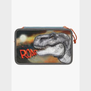Dino World Roar Tredelt Penalhus, Gr�
