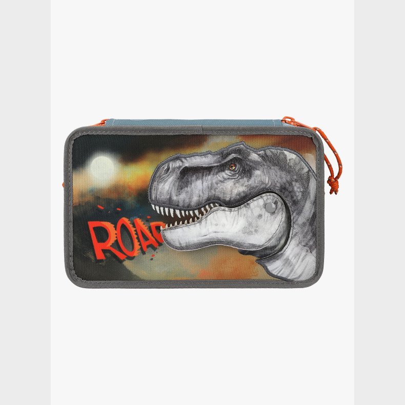 Dino World Roar Tredelt Penalhus, Gr�