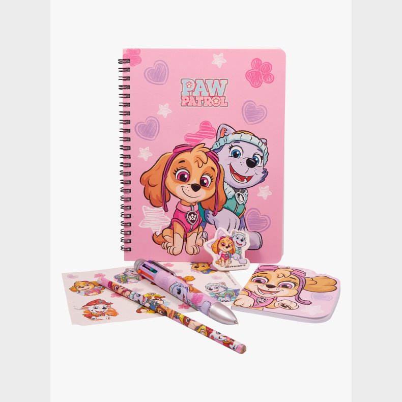 Paw Patrol Skrives�t A5 med Flerfarvet Kuglepen