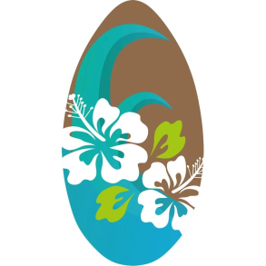 Skimboard Flower 94 cm