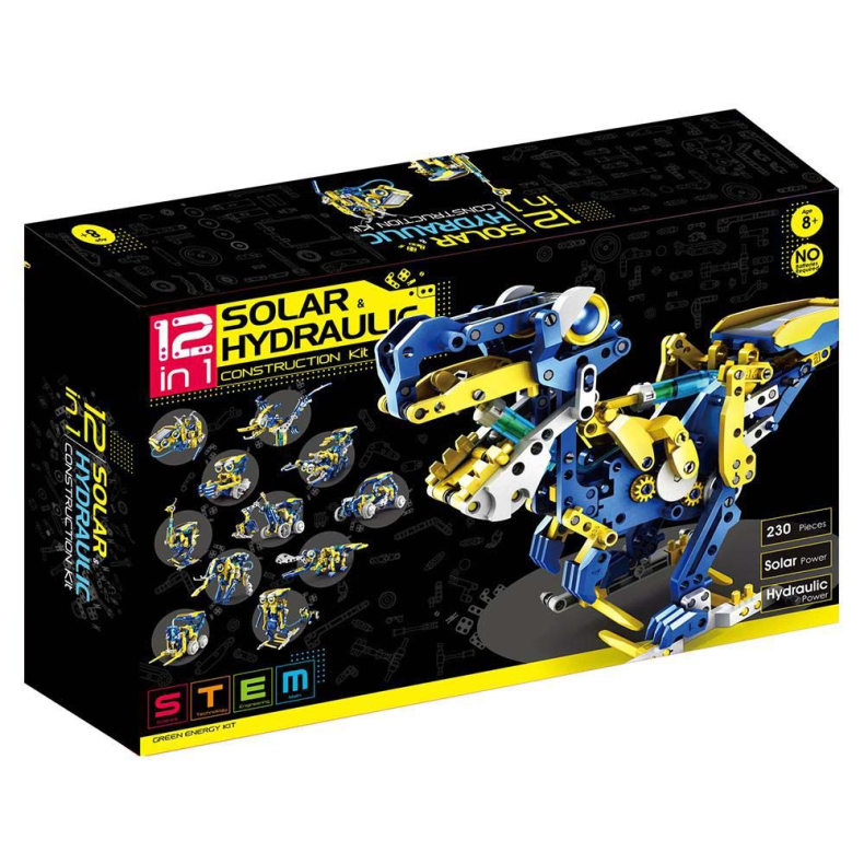 12 i 1 Soldreven Konstruktion st