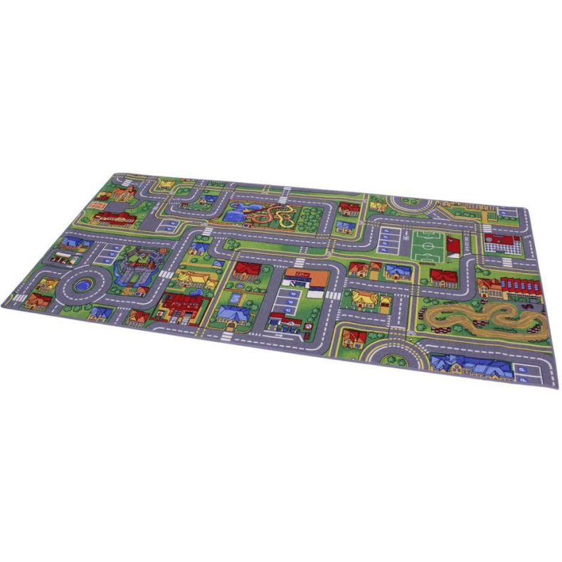 Gulvt�ppe, Leget�ppe Trafik-By 95x200 cm