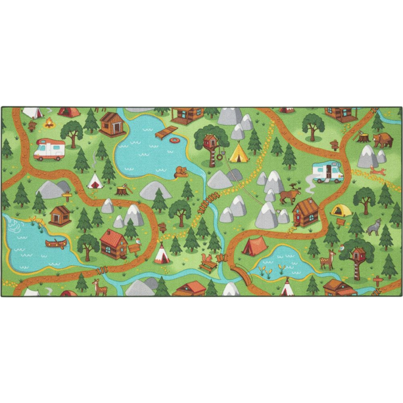 Gulvt�ppe, Leget�ppe Hike Town 95 x 200