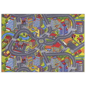 Gulvtppe, Legetppe City 140 x 200