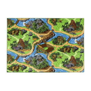 Gulvtppe, Legetppe Dinosaur 140x200cm