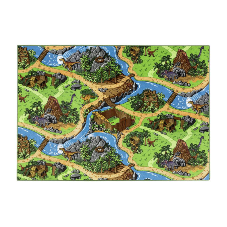 Gulvt�ppe, Leget�ppe Dinosaur 140x200cm