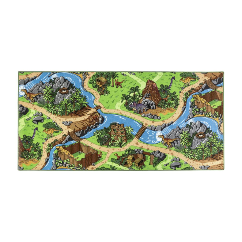 Gulvt�ppe, Leget�ppe Dinosaur 95x200cm