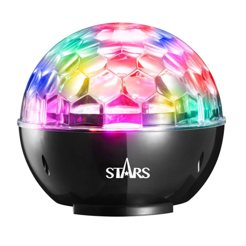 Diskokugle m. Bluetooth Hjtaler