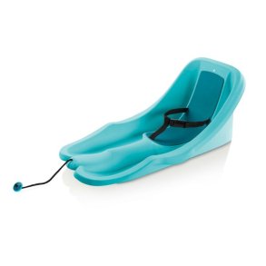 GA Import | Bobslde med skumsde og trepunktssele Turkis