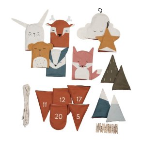 Fabelab | 1-24 pakkekalender m. poser, Woodland