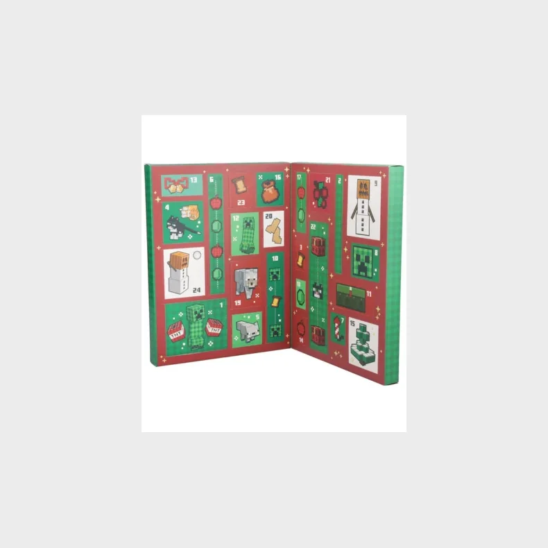 Minecraft Julekalender 2025 - Skriveartikler & Figurer