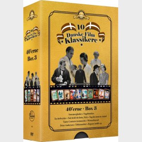 10 Danske Filmklassikere - 1940'erne - Boks 3 - DVD - Film