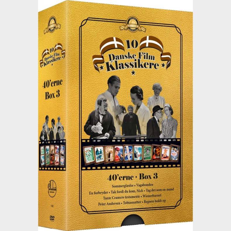 10 Danske Filmklassikere - 1940'erne - Boks 3 - DVD - Film