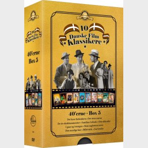 10 Danske Filmklassikere - 1940erne - Boks 5 - DVD - Film