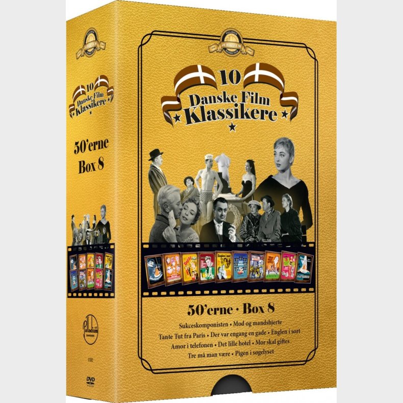 10 Danske Filmklassikere - 1950'erne - Boks 8 - DVD - Film