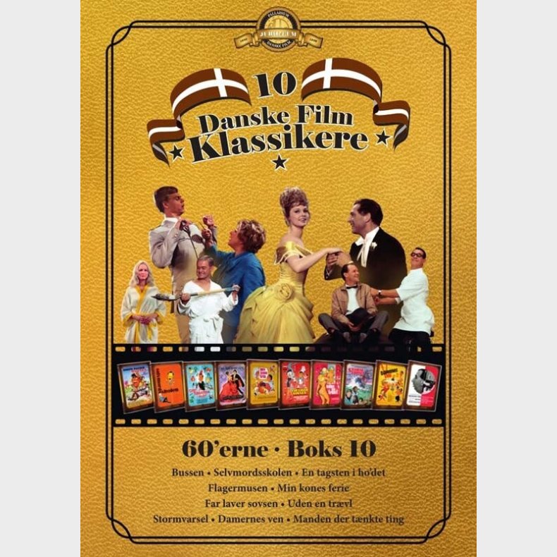 10 Danske Filmklassikere - 1960'erne - Boks 10 - DVD - Film