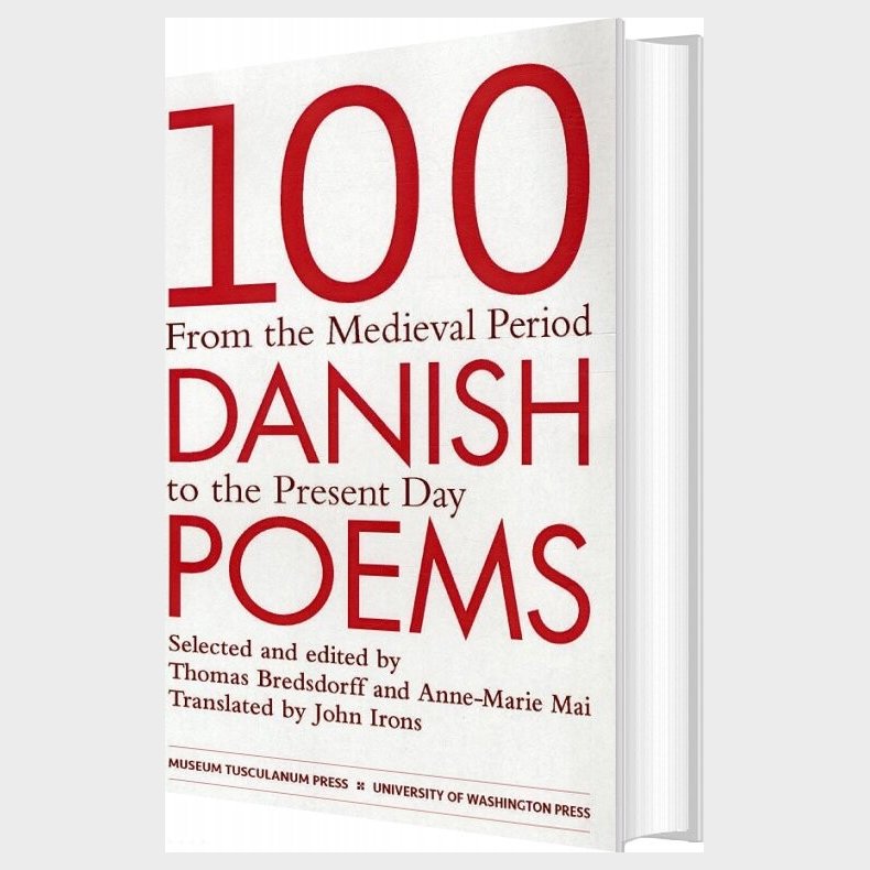 100 Danish Poems - Thomas Bredsdorff - English Book