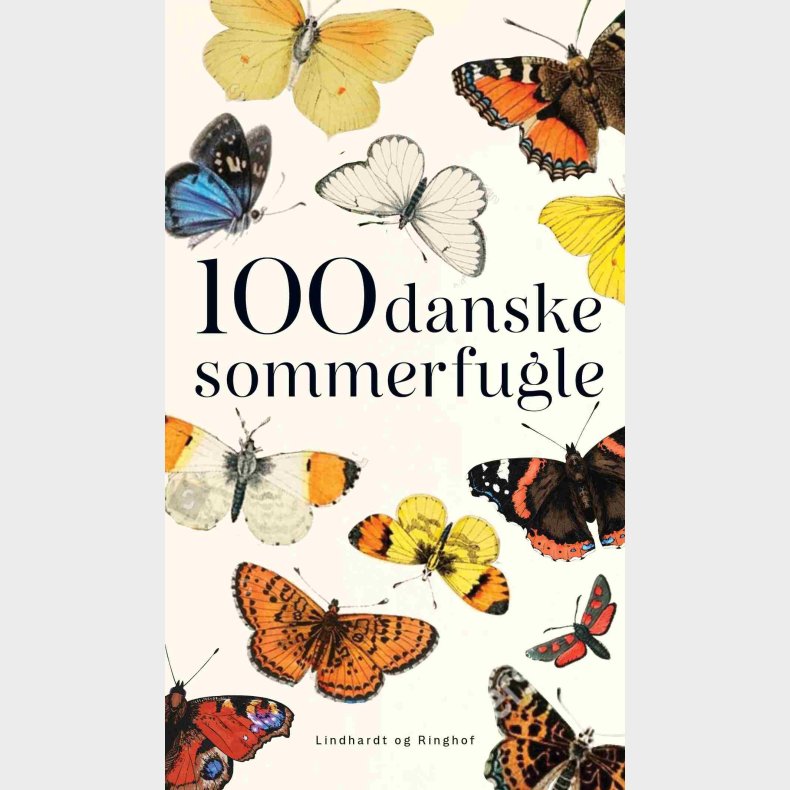 100 Danske Sommerfugle - Stig Nielsen - Bog