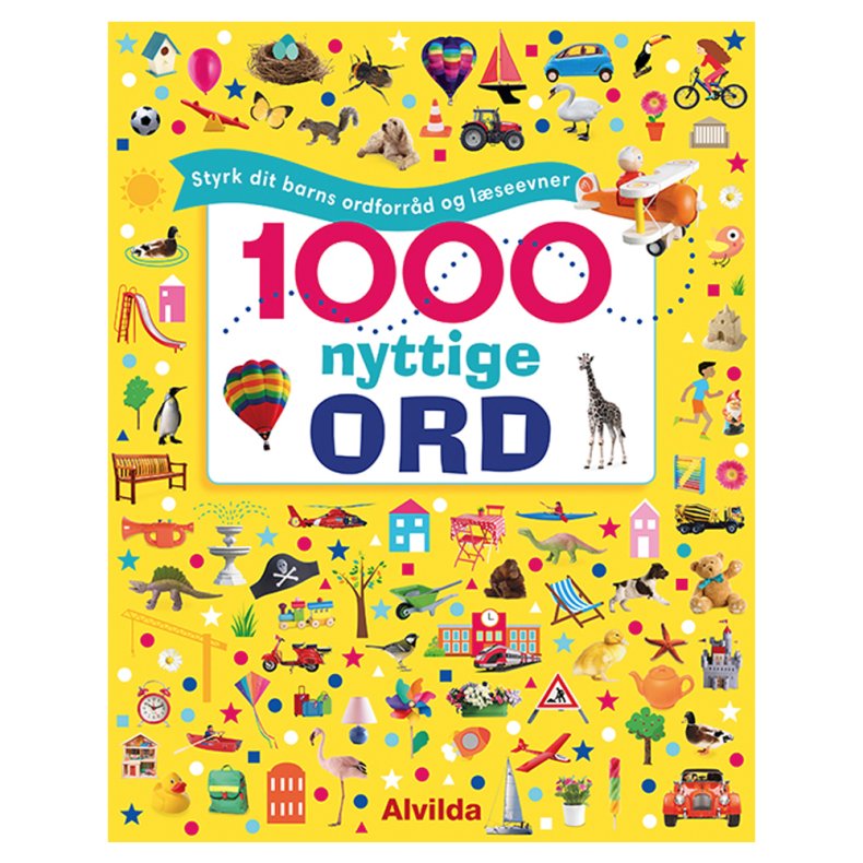 Forlaget Alvilda | 1000 nyttige ord - Styrk dit barns ordforrd