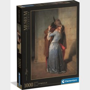 1000 Puslespil The Kiss - Hayez (museum) Brikker