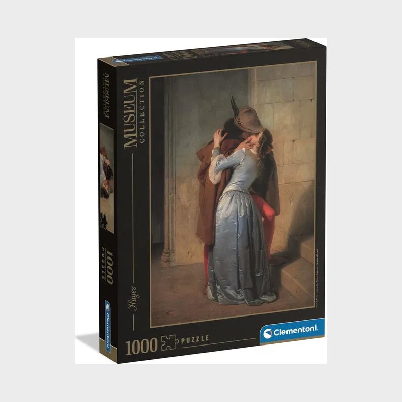 1000 Puslespil The Kiss - Hayez (museum) Brikker