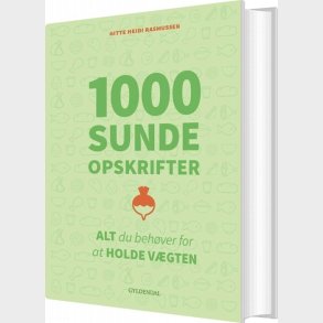 1000 Sunde Opskrifter - Gitte Heidi Rasmussen - Bog