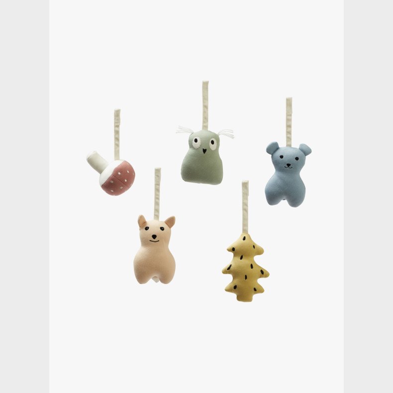 Kids Concept EDVIN Aktivitetst�ppefigurer Skov, Multi