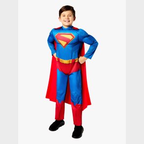 Rubies Superman Deluxe Kostume med Kappe, 7-8 r