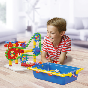 Quercetti | Georello Tech byggest - Vrktjskasse, 130 dele